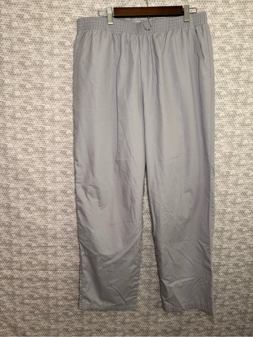 Buttersoft Women's XL Scrub Silver Bottoms Stretch Elastic Waist